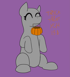 Size: 857x947 | Tagged: safe, artist:minxtaperino, imported from derpibooru, oc, earth pony, pegasus, pony, unicorn, commission, halloween, holiday, solo, ych example, your character here