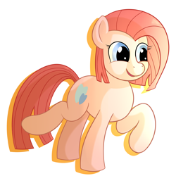 Size: 3000x3000 | Tagged: safe, artist:bjsampson, imported from derpibooru, oc, oc only, oc:base, oc:sweet basil, earth pony, female, filly, foal, simple background, smiling, solo, white background