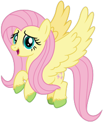 Size: 4290x5114 | Tagged: safe, artist:emeraldblast63, imported from derpibooru, fluttershy, pegasus, pony, absurd resolution, colored hooves, female, flying, g4, g5 style, mare, open mouth, open smile, simple background, smiling, solo, spread wings, transparent background, unshorn fetlocks, wings