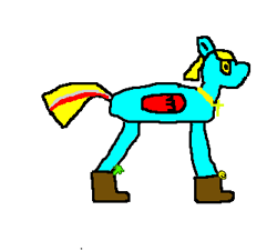 Size: 334x302 | Tagged: artist needed, source needed, safe, imported from derpibooru, oc, oc only, oc:terri softmare, alicorn, alicorn oc, boot, horn, simple background, solo, white background, wings