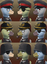 Size: 2808x3780 | Tagged: safe, artist:kaiser-sauce, imported from derpibooru, griffon, equestria at war mod, bust, officer, portrait