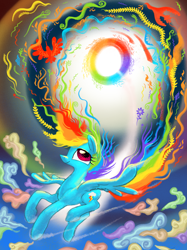 Size: 2999x4000 | Tagged: safe, artist:ja0822ck, imported from derpibooru, rainbow dash, pegasus, pony, cloud, sky, solo, sonic rainboom