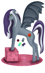 Size: 2500x4000 | Tagged: safe, artist:loopina, imported from derpibooru, oc, oc:lunaera, oc:lunaera fangs, bat pony, butt, female, modeling, plot, pocctober, simple background, solo, transparent background