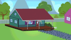 Size: 1280x720 | Tagged: safe, imported from derpibooru, equestria girls, animated, background, gif, pinkie pie's house