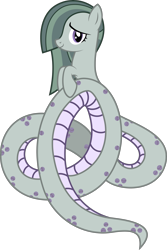 Size: 3000x4487 | Tagged: safe, artist:equinox3141, marble pie, lamia, female, lamiafied, show accurate, solo, species swap