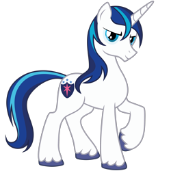 Size: 3000x3000 | Tagged: safe, artist:erisgrim, imported from derpibooru, shining armor, pony, unicorn, male, raised hoof, simple background, solo, stallion, transparent background, vector