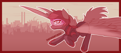 Size: 3600x1564 | Tagged: safe, artist:shepardinthesky, imported from derpibooru, pegasus, pony, armor, flying, futuristic, helmet, science fiction, sketch, solo, spread wings, visor, wings