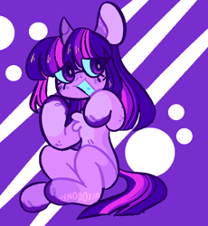 Size: 640x697 | Tagged: safe, artist:kerucloudii, imported from derpibooru, twilight sparkle, pony, unicorn, chest fluff, female, g4, mare, solo, unicorn twilight