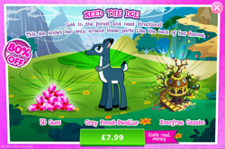 Size: 1961x1300 | Tagged: safe, idw, imported from derpibooru, deer, advertisement, bush, costs real money, doe, english, female, flower, gameloft, gazebo, gem, idw showified, lantern, my little pony: magic princess, numbers, official, sale, solo, solo focus, text, tree