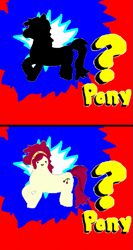 Size: 501x942 | Tagged: safe, artist:2merr, artist:anonymous, cherry jubilee, earth pony, pony, :), drawthread, female, mare, pokémon, silhouette, smiley face, smiling, solo, who's that pokémon