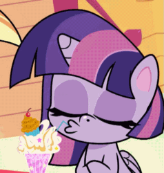 Size: 481x506 | Tagged: safe, imported from derpibooru, screencap, twilight sparkle, alicorn, pony, my little pony: pony life, spoiler:pony life s02e21, animated, cropped, cute, female, gif, mare, offscreen character, playwright or wrong, twiabetes