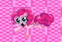 Size: 1019x701 | Tagged: safe, imported from derpibooru, pinkie pie, earth pony, pony, female, looking at you, mare, open mouth, open smile, smiling, solo, world smile day