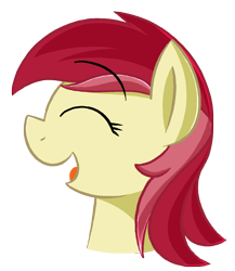 Size: 1189x1369 | Tagged: safe, artist:thematrixman, imported from derpibooru, roseluck, earth pony, pony, eyes closed, female, open mouth, simple background, solo, transparent background