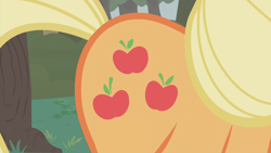 Size: 1920x1080 | Tagged: safe, imported from derpibooru, screencap, applejack, earth pony, pony, call of the cutie, season 1, 1080p, applebutt, butt focus, close-up, female, hip, mare, pictures of butts, solo