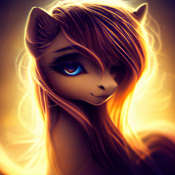 Size: 1024x1024 | Tagged: safe, editor:hawkeyethree, imported from derpibooru, oc, pony, ai content, ai generated, female, generator:purplesmart.ai, generator:stable diffusion, looking at you, mare, smiling, solo