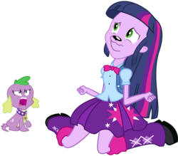 Size: 250x219 | Tagged: artist needed, source needed, safe, imported from derpibooru, spike, twilight sparkle, dog, human, equestria girls, equestria girls (movie), clothes, exploitable meme, face swap, meme, not salmon, pleated skirt, simple background, skirt, spike the dog, transparent background, twiscream, wat