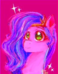 Size: 1074x1368 | Tagged: safe, artist:brightsideep, imported from derpibooru, pipp petals, pegasus, pony, bust, g5, portrait, solo