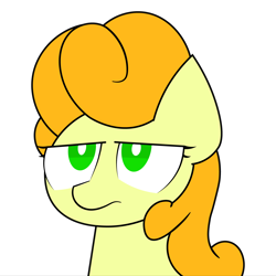 Size: 1620x1620 | Tagged: safe, artist:greenhoof, imported from derpibooru, carrot top, golden harvest, earth pony, pony, female, mare, simple background, solo, transparent background, unamused, vector, white pupils