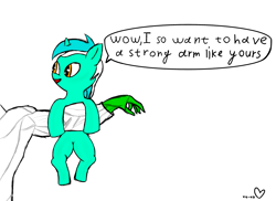 Size: 3744x2720 | Tagged: safe, artist:fizzlepopsunset, imported from derpibooru, lyra heartstrings, oc, oc:anon, human, pony, unicorn, duo, hand, offscreen character, simple background, that pony sure does love hands, that pony sure does love humans, white background