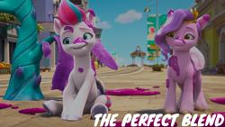 Size: 1920x1080 | Tagged: safe, edit, edited screencap, editor:quoterific, imported from derpibooru, screencap, pipp petals, zipp storm, pegasus, pony, spoiler:my little pony: make your mark chapter 2, spoiler:myms01e02, female, g5, growing pains, mare, my little pony: make your mark, my little pony: make your mark chapter 2, royal sisters (g5), siblings, sisters