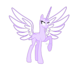 Size: 2377x2009 | Tagged: safe, artist:existencecosmos188, imported from derpibooru, oc, oc only, alicorn, pony, alicorn oc, base, eyelashes, female, horn, mare, raised hoof, simple background, solo, transparent background, white eyes, wings