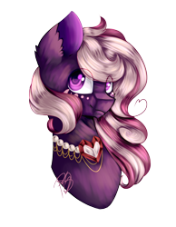 Size: 1944x2500 | Tagged: safe, artist:prettyshinegp, imported from derpibooru, oc, oc only, earth pony, pony, bust, earth pony oc, signature, simple background, solo, transparent background
