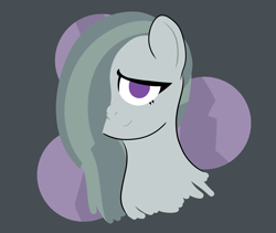 Size: 5870x4961 | Tagged: safe, artist:realgero, imported from derpibooru, marble pie, earth pony, pony, gray background, looking at you, simple background, solo