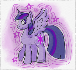 Size: 2264x2080 | Tagged: safe, artist:queertrixie, imported from derpibooru, twilight sparkle, alicorn, pony, female, mare, outline, simple background, solo, twilight sparkle (alicorn), watermark, white background