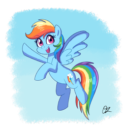 Size: 4000x4000 | Tagged: safe, artist:nyctophelia, imported from derpibooru, rainbow dash, pegasus, pony, female, open mouth, open smile, partial background, simple background, smiling, solo, transparent background