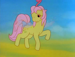 Size: 628x480 | Tagged: safe, imported from derpibooru, screencap, rosedust, flutter pony, pony, my little pony: the movie (g1), female, g1, mare, solo