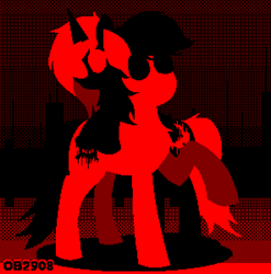 Size: 1184x1200 | Tagged: safe, artist:ob2908, imported from derpibooru, oc, oc only, oc:glare moon, oc:ordery break, earth pony, unicorn, duo, female, male