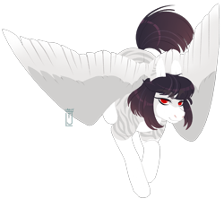 Size: 2331x2069 | Tagged: safe, artist:lavvythejackalope, imported from derpibooru, oc, oc only, pegasus, pony, simple background, solo, transparent background