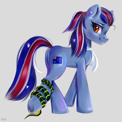 Size: 2800x2800 | Tagged: safe, artist:ske, imported from derpibooru, oc, oc only, earth pony, pony, snake, australia, butt, plot, solo