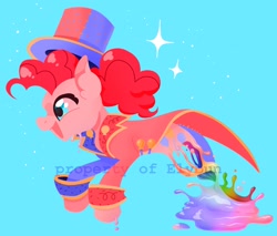 Size: 2048x1743 | Tagged: safe, artist:pastacrylic, imported from derpibooru, pinkie pie, earth pony, pony, solo, watermark