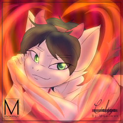 Size: 4000x4000 | Tagged: safe, artist:maximus, imported from derpibooru, oc, oc only, oc:caliza, anthro, solo