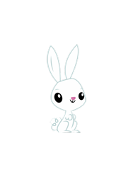 Size: 1920x2558 | Tagged: safe, anonymous artist, imported from derpibooru, angel bunny, rabbit, animal, simple background, smiling, solo, transparent background, vector