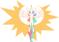 Size: 250x179 | Tagged: safe, imported from derpibooru, princess celestia, alicorn, pony, fanfic:friendship is optimal, 2012, against sun, binary, cover art, fanfic, fanfic art, female, mare, silhouette, simple background, solo, sun