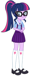 Size: 800x2000 | Tagged: safe, artist:emeraldblast63, imported from derpibooru, sci-twi, twilight sparkle, human, equestria girls, female, simple background, solo, transparent background, vector