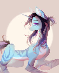 Size: 1288x1589 | Tagged: safe, artist:dustyonyx, imported from derpibooru, oc, oc:umbriel, pony, unicorn, solo