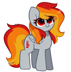 Size: 2972x2990 | Tagged: safe, artist:kittyrosie, imported from derpibooru, oc, oc only, oc:tridashie, pegasus, pony, cute, female, high res, mare, simple background, solo, transparent background