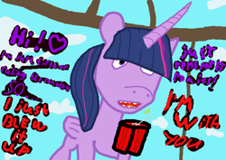 Size: 594x420 | Tagged: safe, artist:styrbo, imported from derpibooru, twilight sparkle, alicorn, pony, spoiler:g5, spoiler:my little pony: make your mark chapter 2, spoiler:myms01e02, 1000 hours in ms paint, dynamite, explosives, g5, growing pains, i'm with you, meme, my little pony: make your mark, my little pony: make your mark chapter 2, pixel art, solo, twilight sparkle (alicorn)