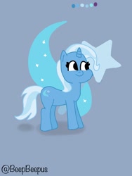 Size: 1200x1600 | Tagged: safe, artist:beepbeep, imported from derpibooru, trixie, pony, unicorn, cutie mark, female, great and powerful, mare, simple background, solo