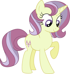 Size: 6998x7385 | Tagged: safe, artist:shootingstarsentry, imported from derpibooru, oc, oc:meteor drop, pony, unicorn, absurd resolution, female, mare, raised hoof, simple background, smiling, solo, transparent background