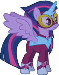 Size: 293x372 | Tagged: safe, artist:pascalmulokozi2, edit, edited screencap, imported from derpibooru, screencap, masked matter-horn, twilight sparkle, alicorn, pony, power ponies (episode), background removed, female, mare, not a vector, power ponies, simple background, solo, transparent background, twilight sparkle (alicorn)