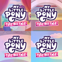 Size: 1920x1920 | Tagged: safe, edit, edited screencap, editor:itsmgh1203, imported from derpibooru, screencap, pipp petals, pegasus, pony, spoiler:g5, spoiler:my little pony: tell your tale, spoiler:tyts01e33, spoiler:tyts01e34, spoiler:tyts01e35, spoiler:tyts01e36, :o, cellphone, cloud, eyes closed, female, filly filling, g5, mare, my little pony logo, my little pony: tell your tale, open mouth, panic on harvest & hugs day, phone, selfie, sky, smartphone, sneaksy strikes again, solo, take flight in the marestream