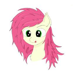 Size: 3000x3000 | Tagged: safe, artist:fa11en, derpibooru exclusive, imported from derpibooru, oc, oc only, pony, simple background, solo, tongue out, white background