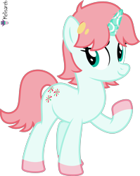 Size: 4000x5015 | Tagged: safe, artist:melisareb, imported from derpibooru, part of a set, pony, unicorn, .svg available, absurd resolution, crossover, female, horn, kleptocorns, lidded eyes, mare, mentita, simple background, solo, transparent background, vector