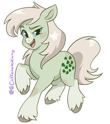 Size: 1368x1546 | Tagged: safe, artist:caffeinatedcarny, imported from derpibooru, minty (g1), female, g1, mare, markings, simple background, solo, transparent background, unshorn fetlocks