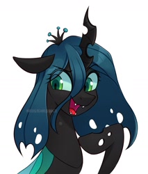 Size: 1540x1811 | Tagged: safe, artist:handgunboi, imported from derpibooru, queen chrysalis, changeling, changeling queen, female, simple background, solo, white background