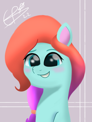 Size: 1800x2400 | Tagged: safe, artist:cobaltskies002, imported from derpibooru, jazz (g5), earth pony, pony, bust, female, g5, portrait, solo, solo focus, solo jazz, two toned mane